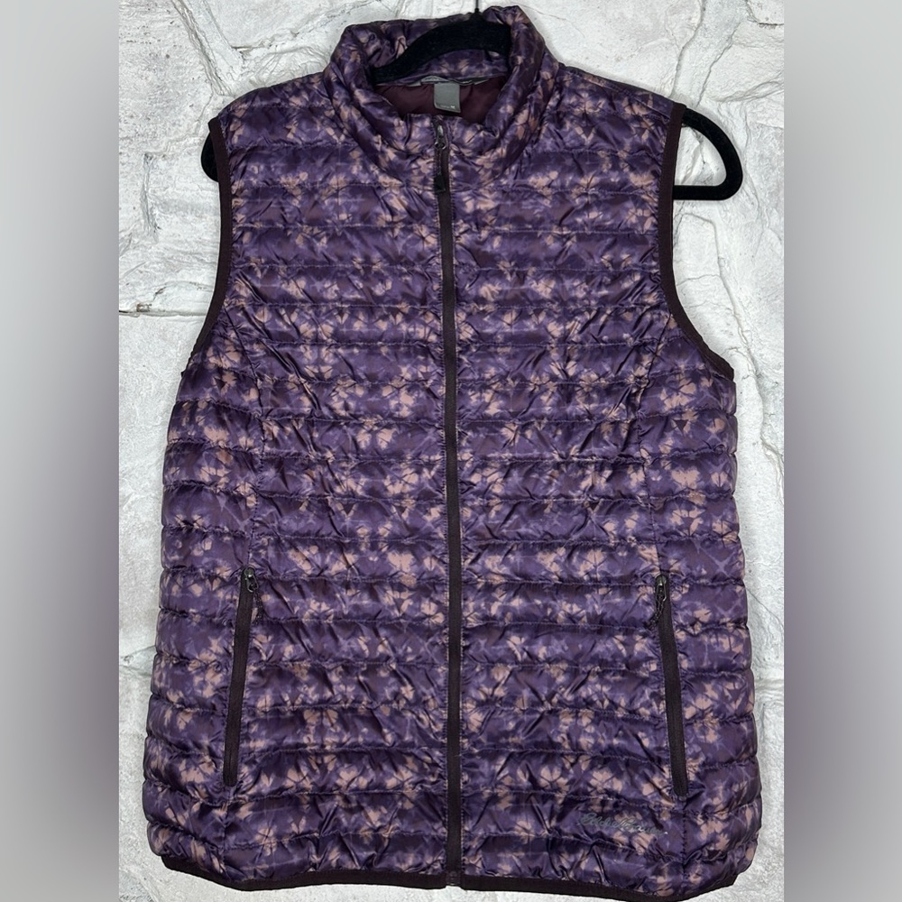 Eddie Bauer | Women’s Down Puffer EB700 Vest, Dark Purple, Lightweight, Size M